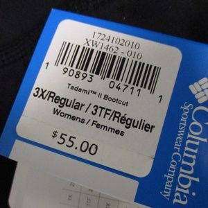 columbia tadami ii bootcut